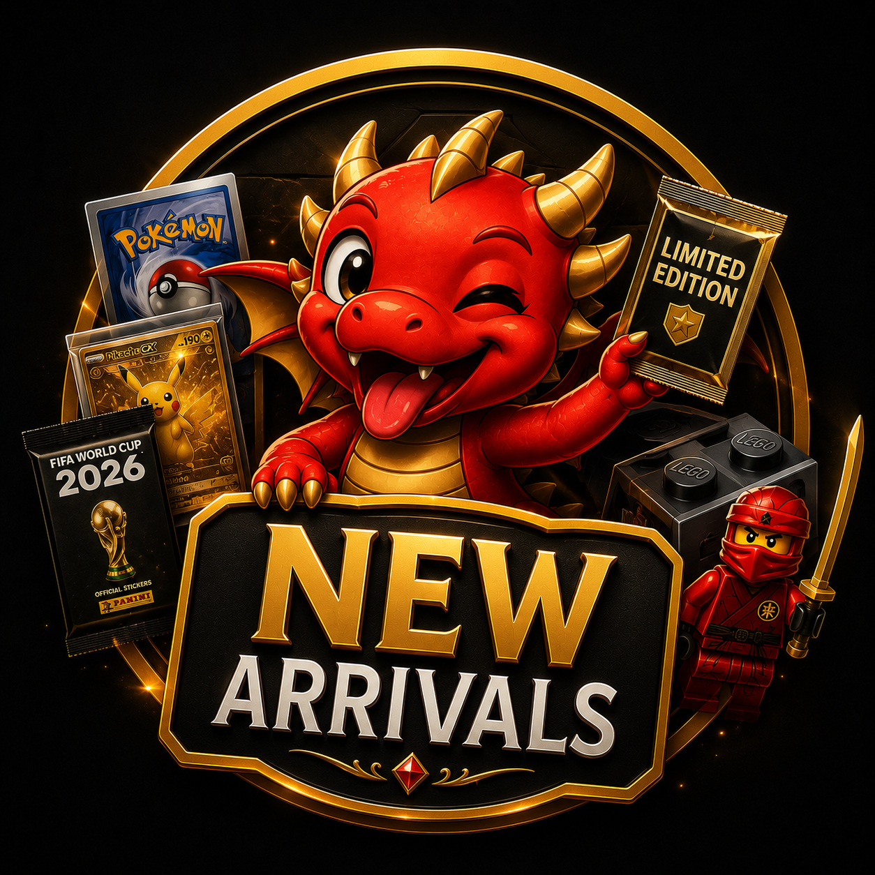 New Arrivals Collection featuring the latest LEGO, Trading Cards and Collectibles