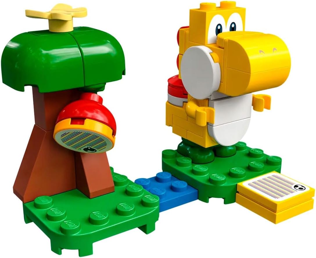 LEGO Super Mario Yellow Yoshi's Fruit Tree 30509 Expansion Set Factory Sealed Polybag 46 Pieces