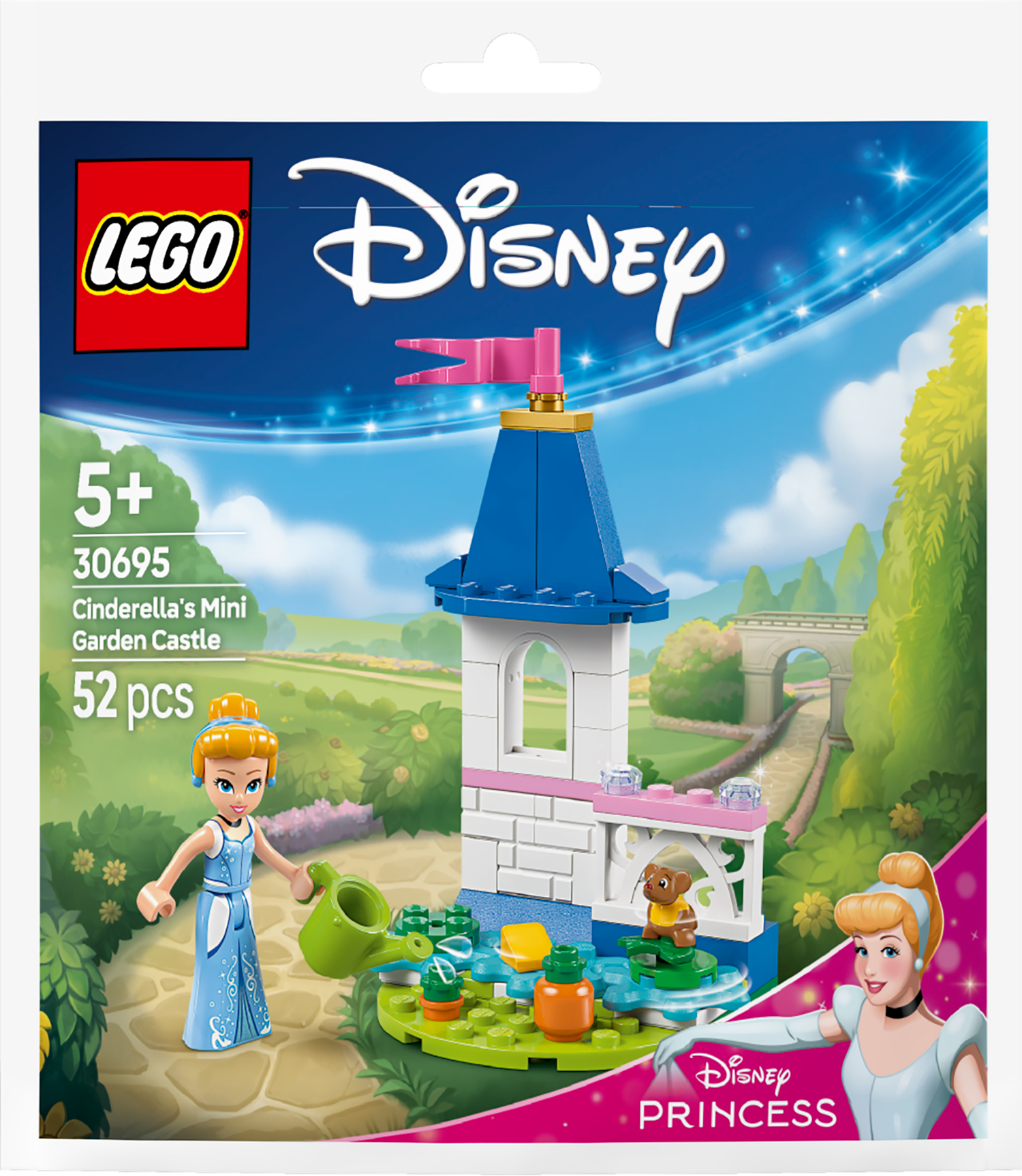 LEGO Disney Princess 30695 Cinderella's Mini Garden Castle – 52 Pieces