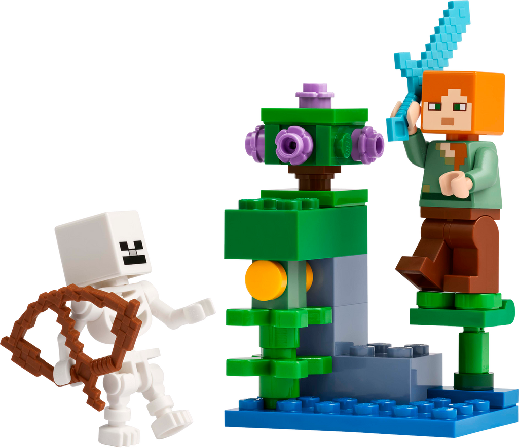 LEGO Minecraft 30705 The Lush Cave Fight Polybag – 40 Pieces