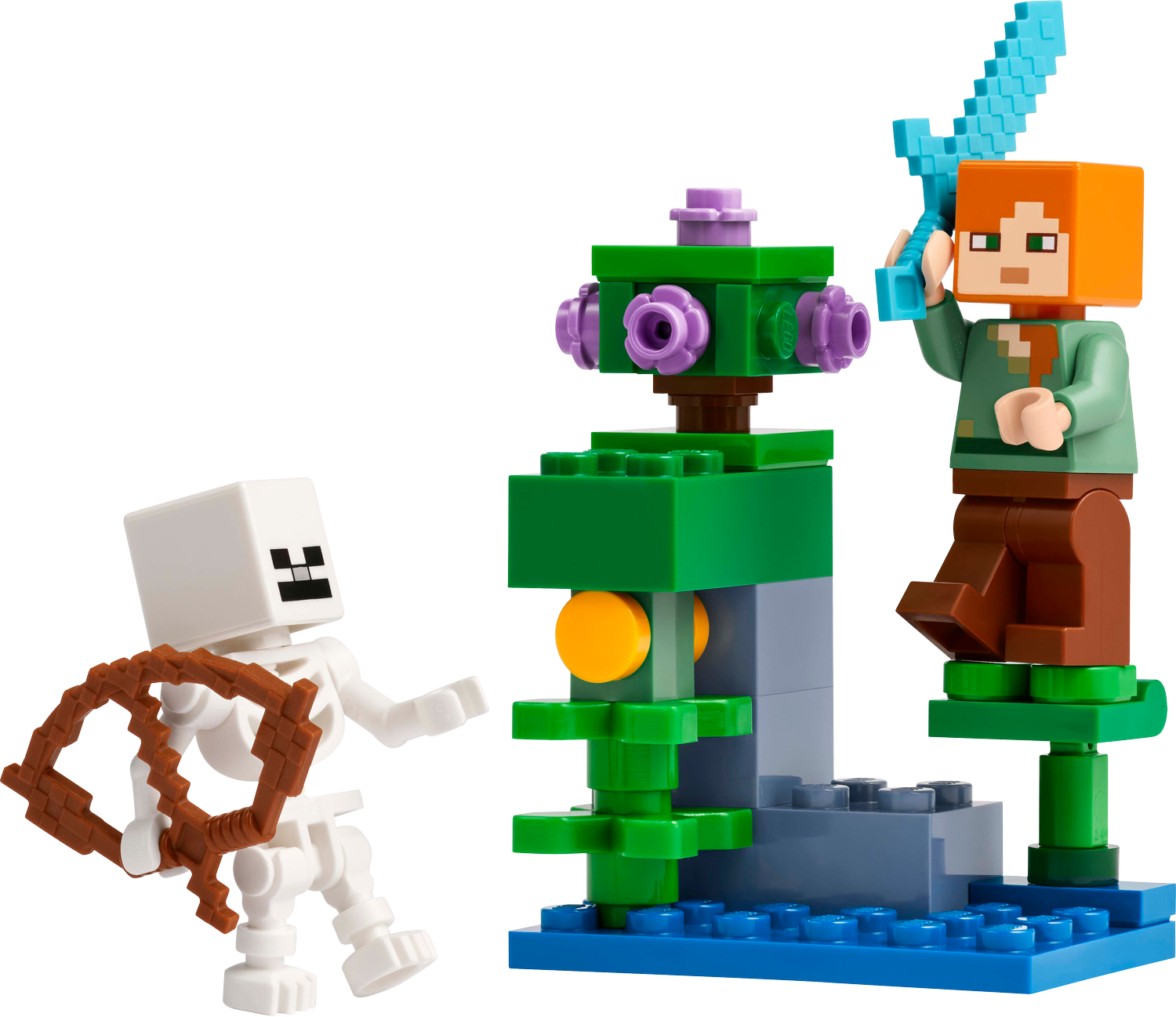 LEGO Minecraft 30705 The Lush Cave Fight Polybag – 40 Pieces