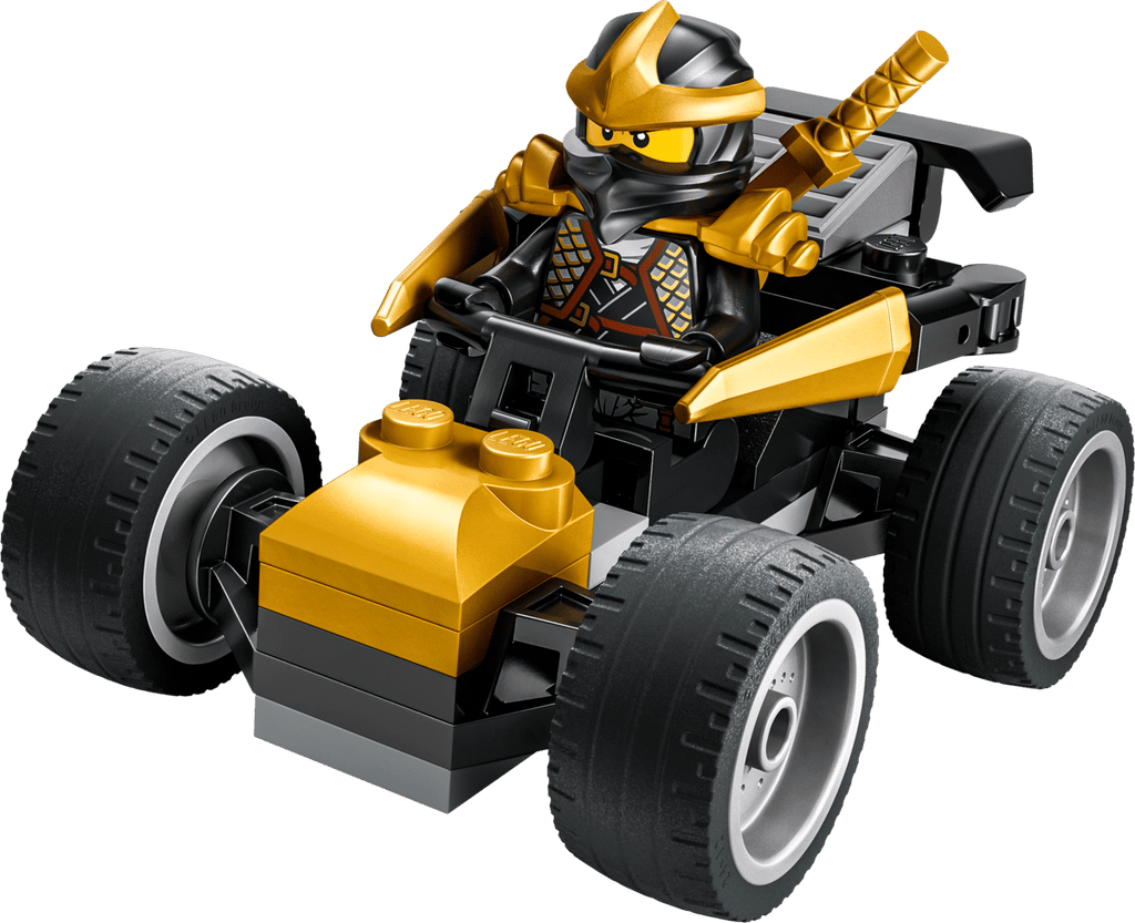 LEGO NINJAGO Legacy Cole's Car 30723 Paper Bag Set Factory Sealed 39 Pieces with Cole Minifigure