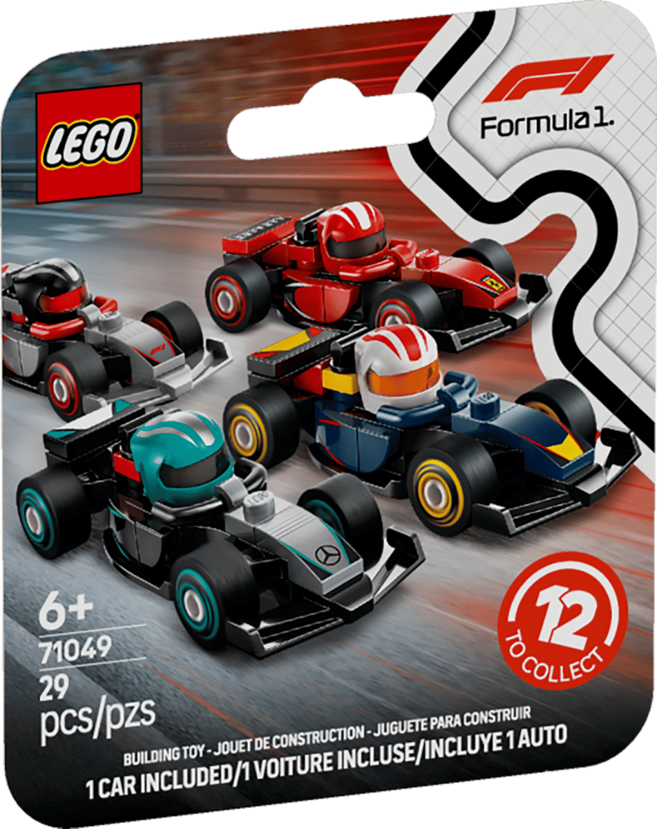 LEGO Formula 1 71049 Collectible Race Car – Mystery Blind Box – 29 Pieces