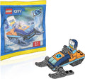 LEGO City Arctic Snowmobile Polybag | 21 Pieces | New Factory Sealed | Ages 6+