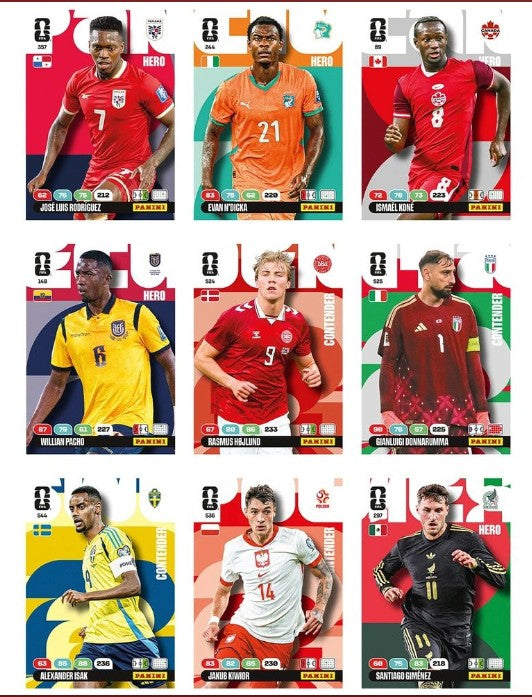 Panini FIFA World Cup 2026 Adrenalyn XL Card Bundle | 3 Sealed Packs + 1 Promo Pack (28 Cards) | Official Panini