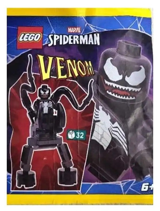 LEGO Marvel Spider-Man Venom Minifigure Polybag | 32 Pieces | New Factory Sealed
