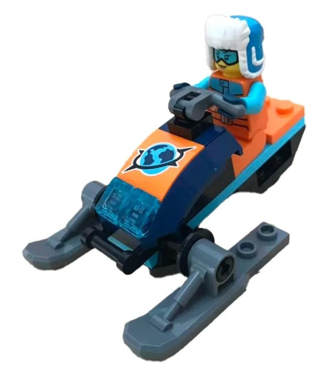 LEGO City Arctic Snowmobile Polybag | 21 Pieces | New Factory Sealed | Ages 6+