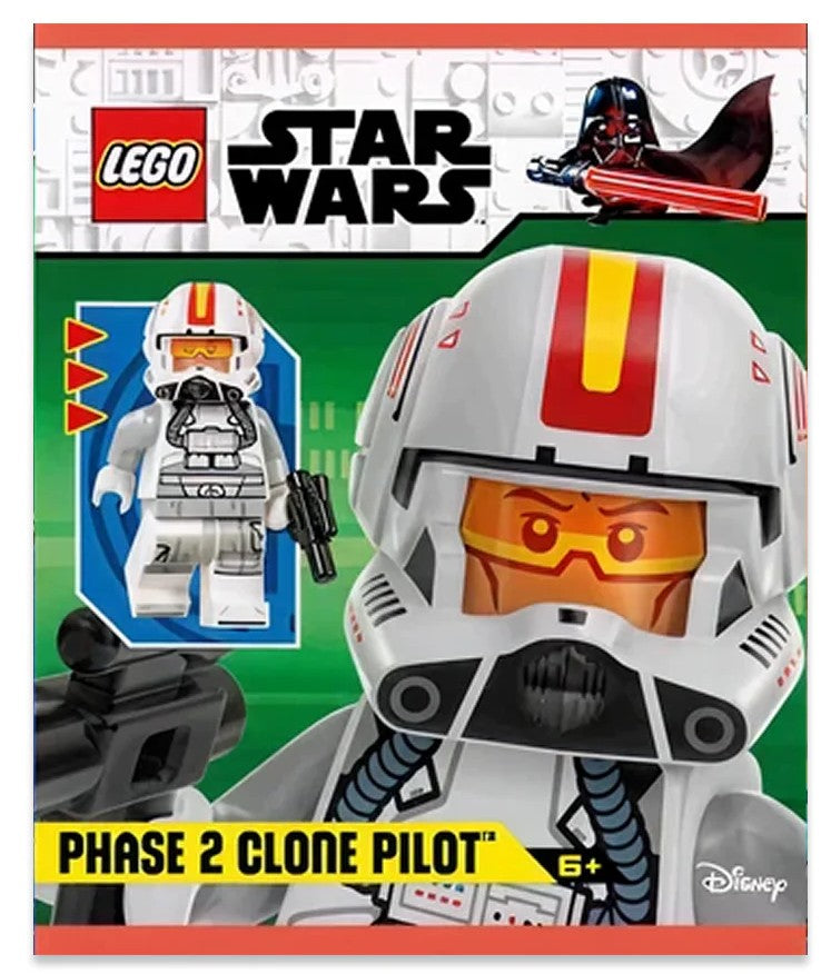 LEGO Star Wars Phase 2 Clone Pilot Minifigure Polybag | New Factory Sealed | Clone Trooper | Ages 6+