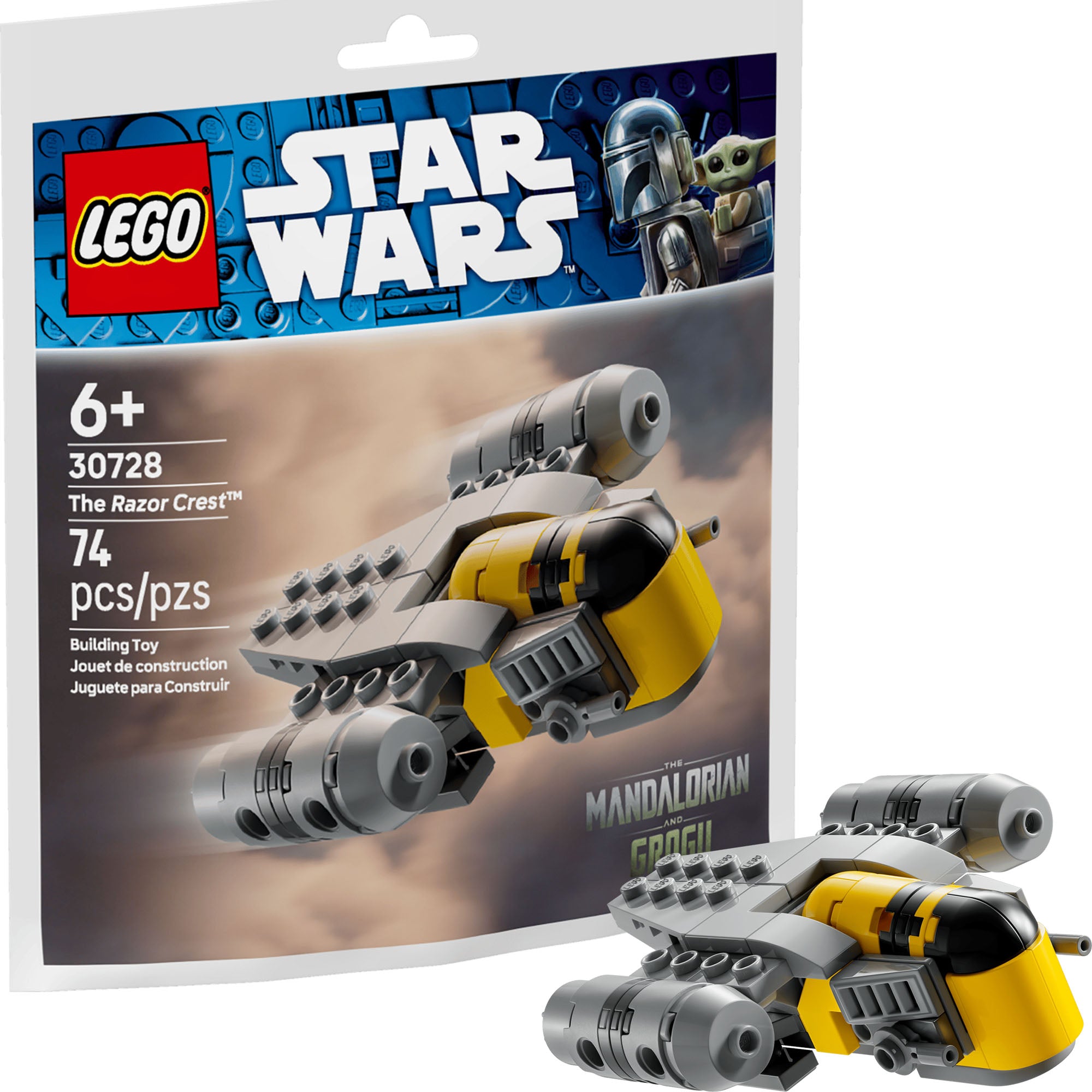 LEGO Star Wars The Razor Crest 30728 Paper Bag Set Factory Sealed 74 Pieces Mini Build