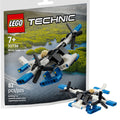 LEGO Technic White Seaplane 30736 Paper Bag Set Factory Sealed 82 Pieces