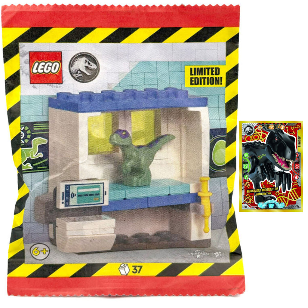 LEGO Jurassic World Dinosaur Lab Polybag | 37 Pieces | New Factory Sealed | Limited Edition