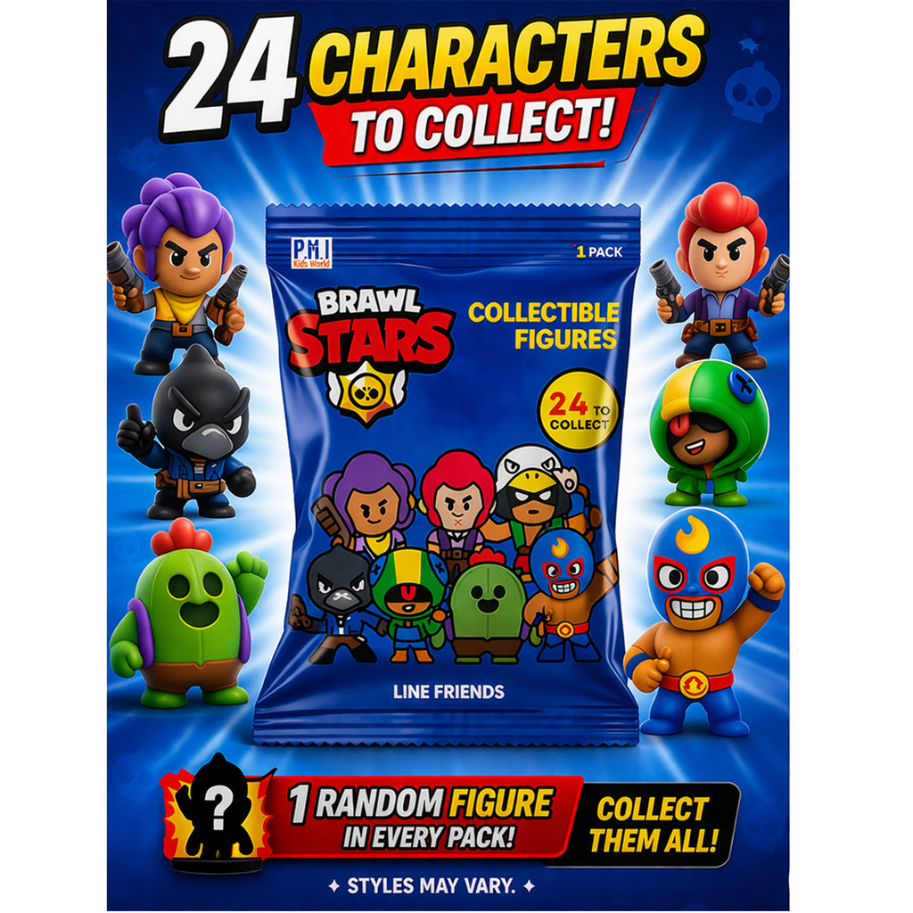 Official PMI Brawl Stars Mystery Figure | 1 Random Collectible | Factory Sealed | Brand New
