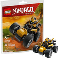 LEGO NINJAGO Legacy Cole's Car 30723 Paper Bag Set Factory Sealed 39 Pieces with Cole Minifigure