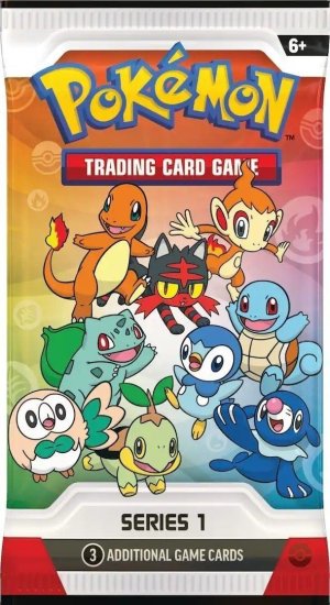 Pokémon TCG First Partner Illustration Collection Series 1 | Factory Sealed | Promo Cards + 2 Booster Packs