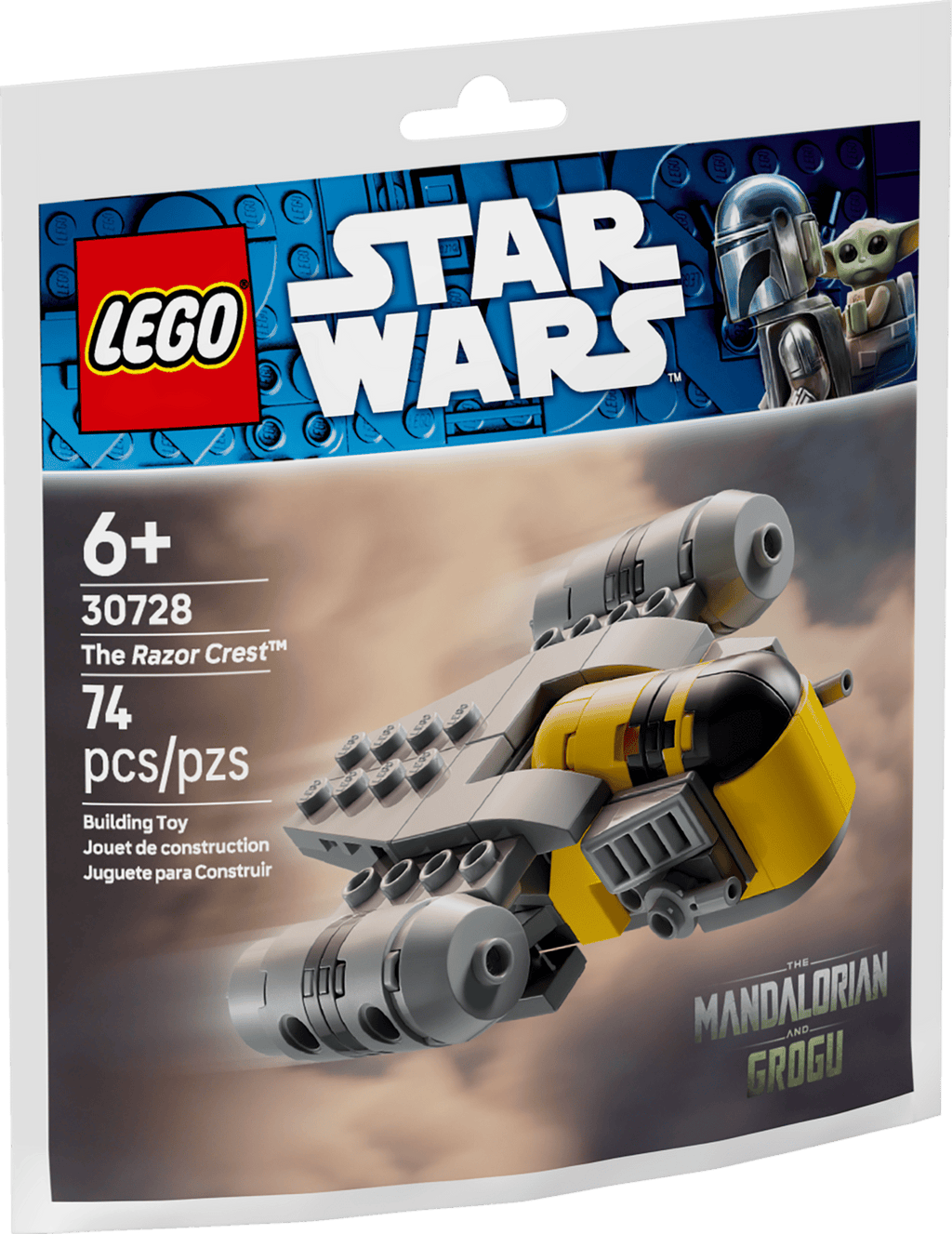 LEGO Star Wars The Razor Crest 30728 Paper Bag Set Factory Sealed 74 Pieces Mini Build
