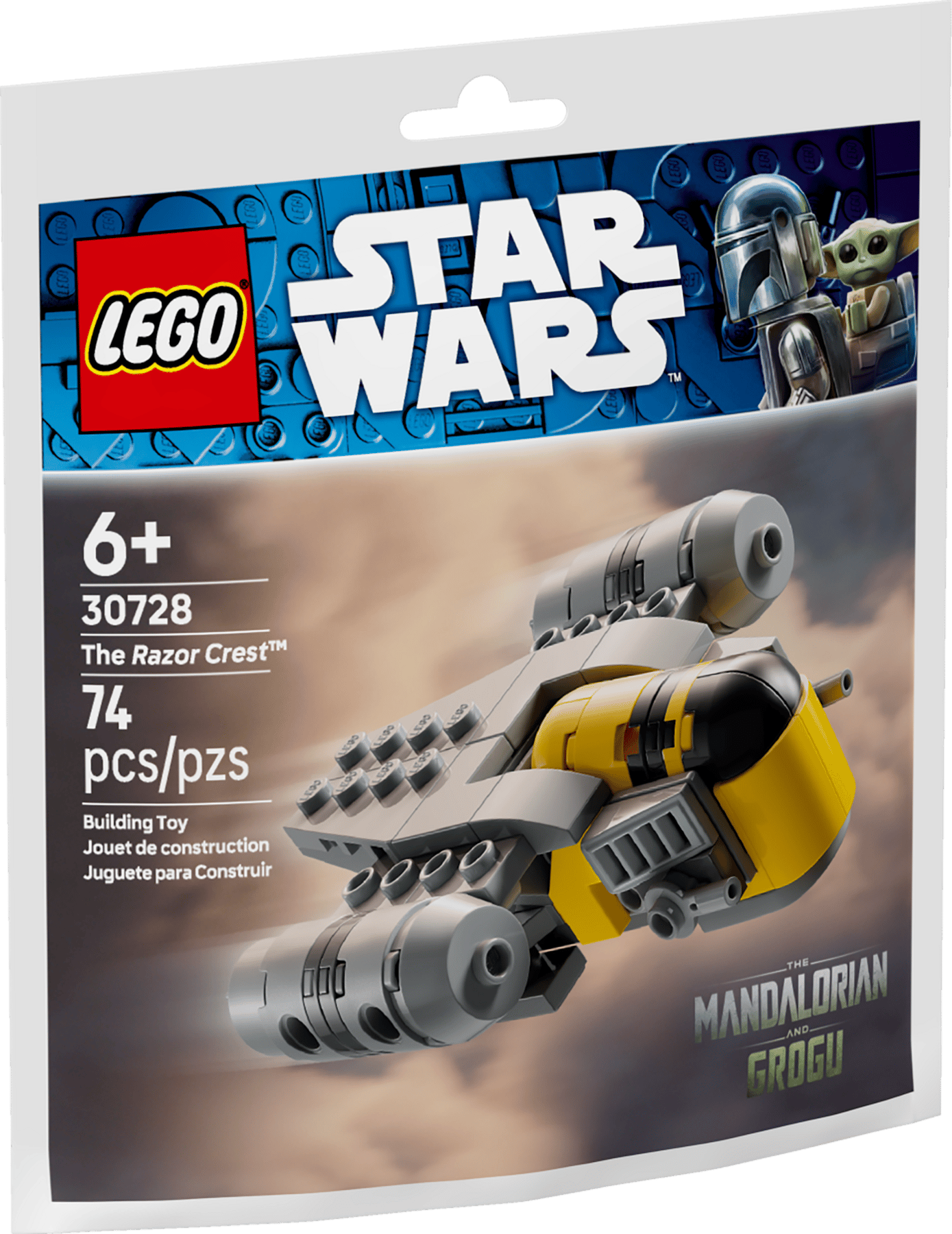 LEGO Star Wars The Razor Crest 30728 Paper Bag Set Factory Sealed 74 Pieces Mini Build