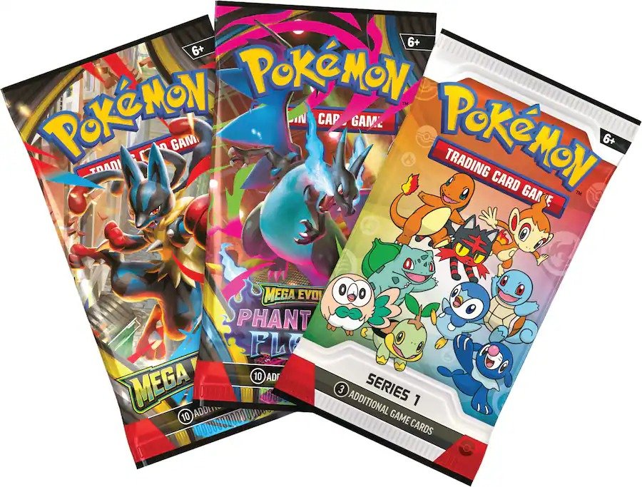 Pokémon TCG First Partner Illustration Collection Series 1 | Factory Sealed | Promo Cards + 2 Booster Packs