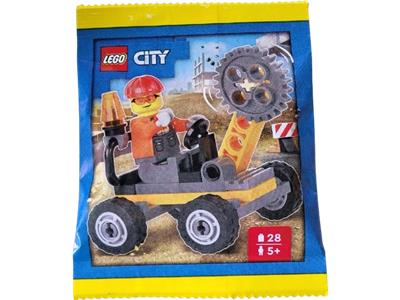 LEGO City Construction Vehicle Polybag | 28 Pieces | New Factory Sealed | Mini Build