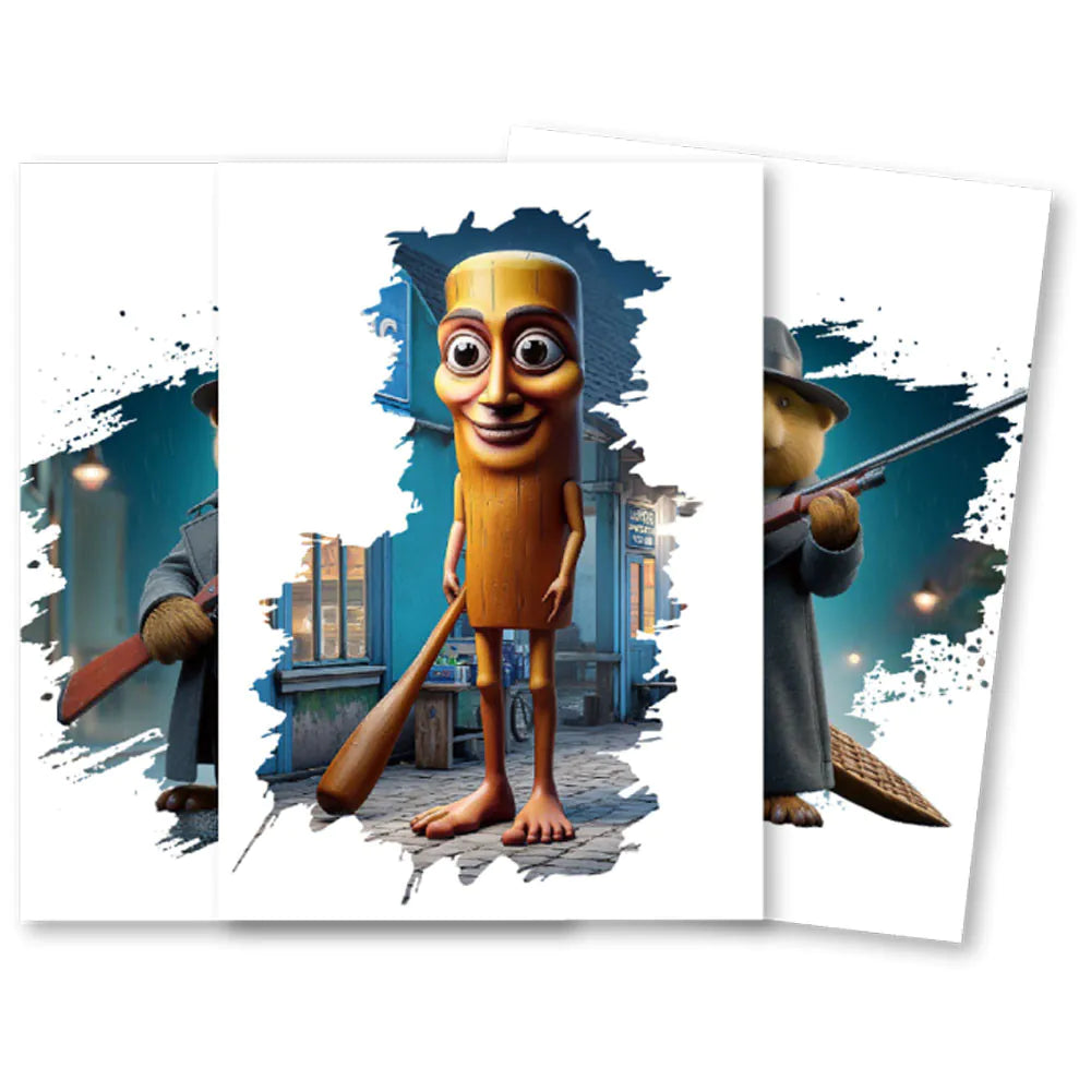 Italian Brainrot Cards Pack + Tattoos Random Holographic Meme Trading Cards