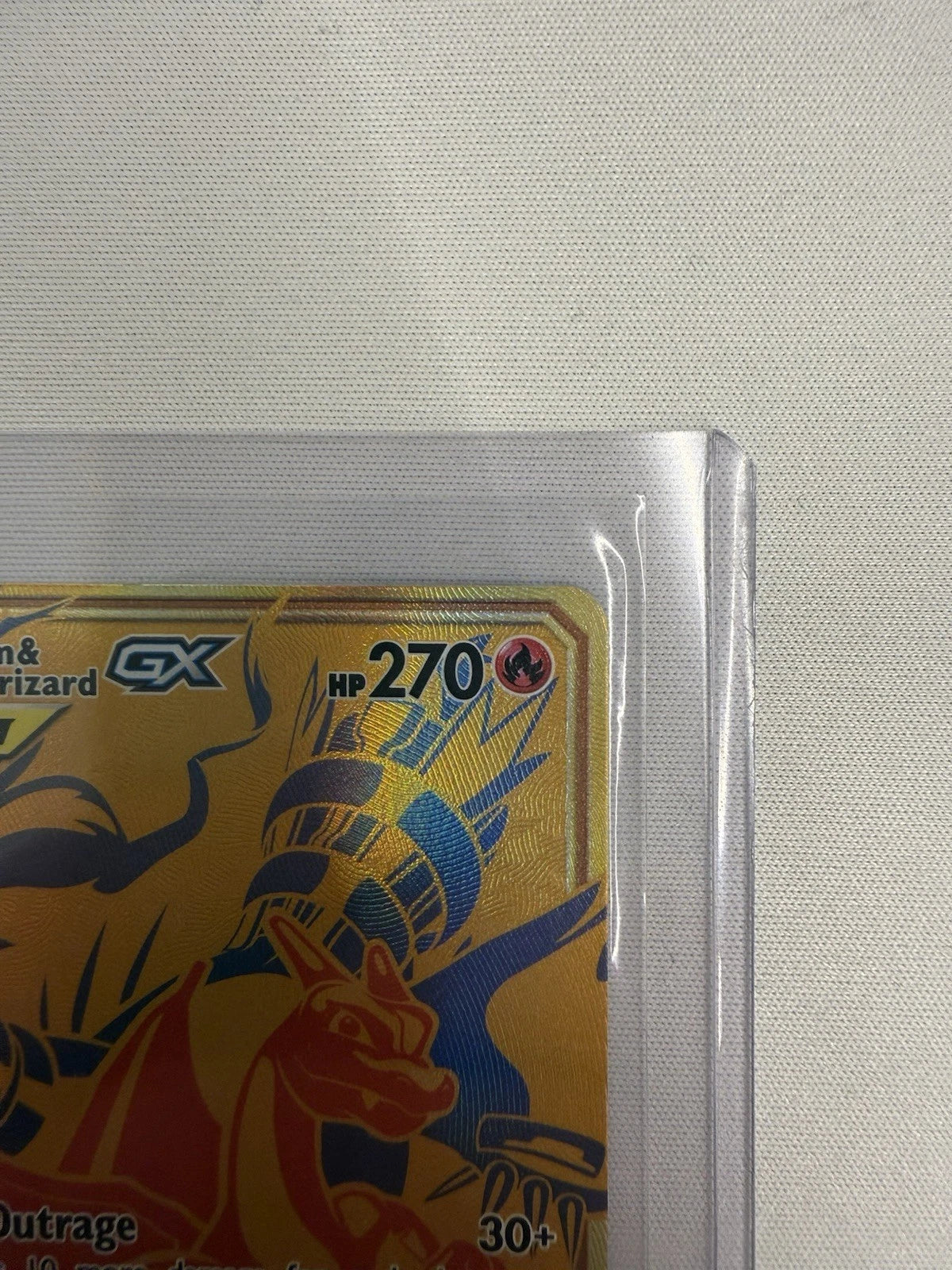 Reshiram & Charizard GX SM247 Gold Black Star Promo TAG TEAM Holo Near Mint