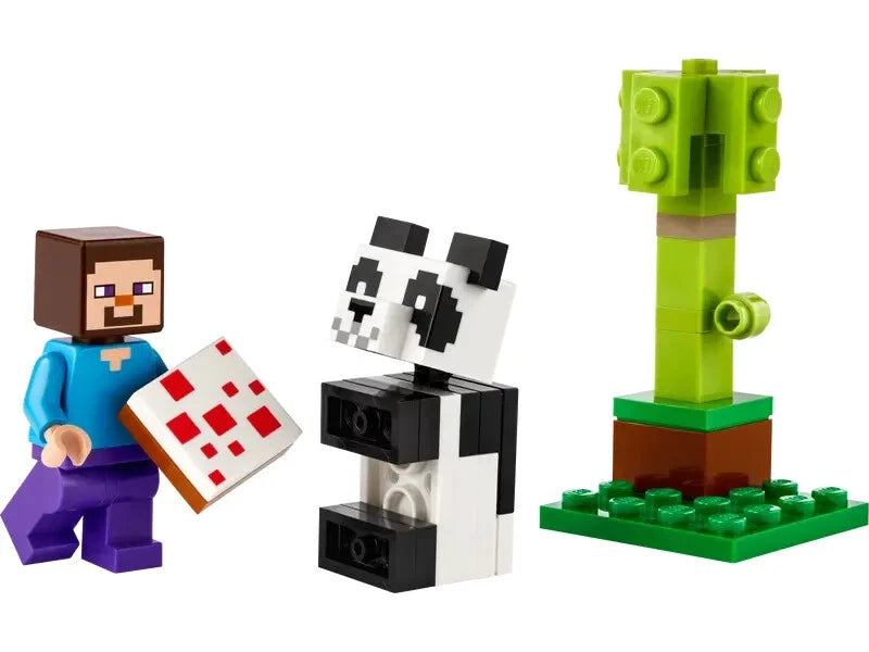 LEGO Minecraft 30672 Steve and Baby Panda 35pcs Polybag New Sealed