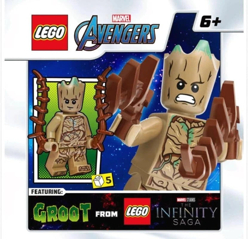 LEGO Marvel Avengers Groot Minifigure Polybag | Infinity Saga | New Factory Sealed