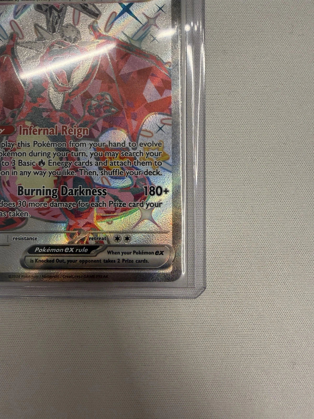 Charizard ex SVP074 Tera 330 HP Black Star Promo Holo Pokémon Card Near Mint