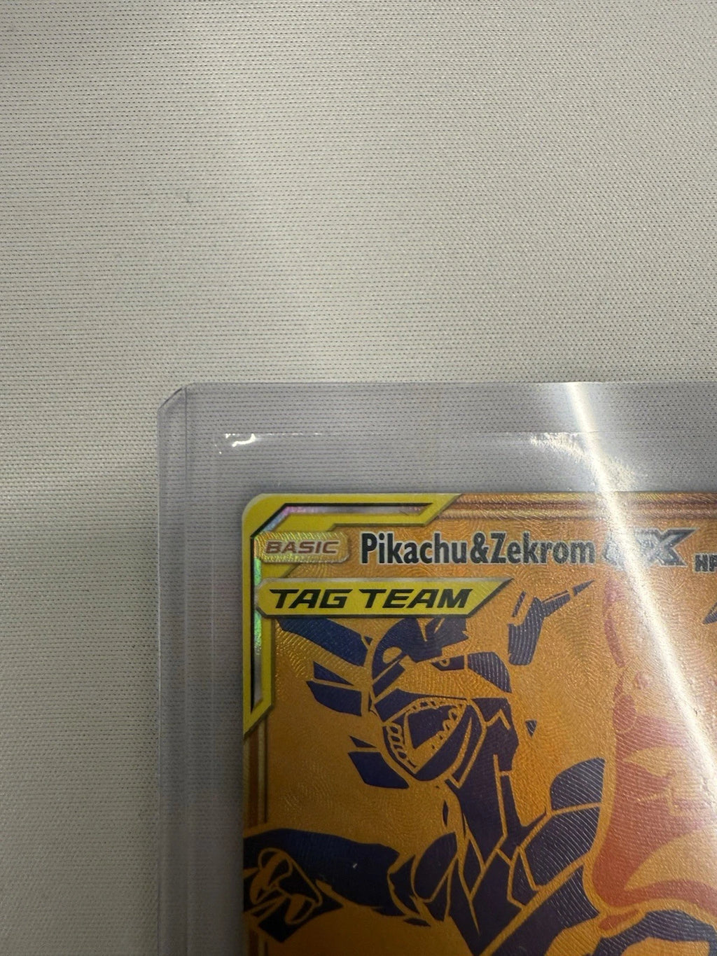 Pokémon Pikachu & Zekrom GX SM248 Gold Black Star Promo TAG TEAM Holo Near Mint