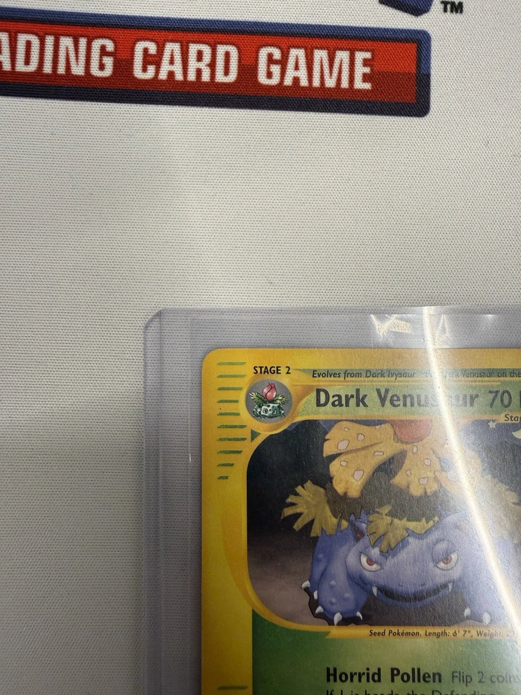 Dark Venusaur 7/82 Team Rocket 2003 Pokémon Card Non Holo Rare LP/NM