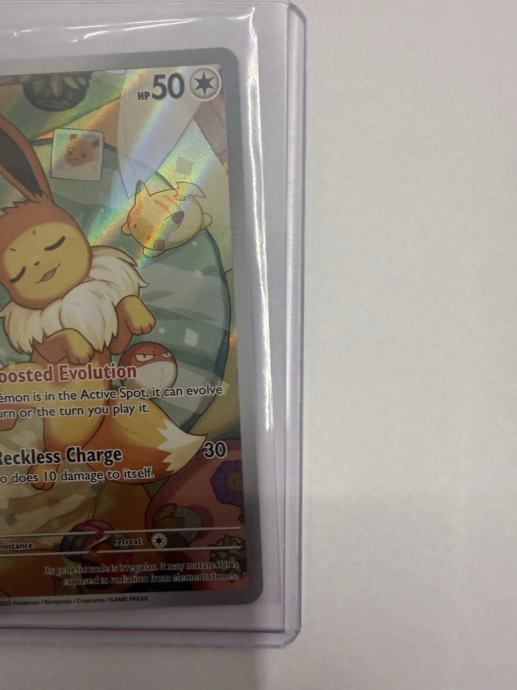 Pokémon Eevee SVP173 Black Star Promo Holo Swirl Near Mint Pokémon Card