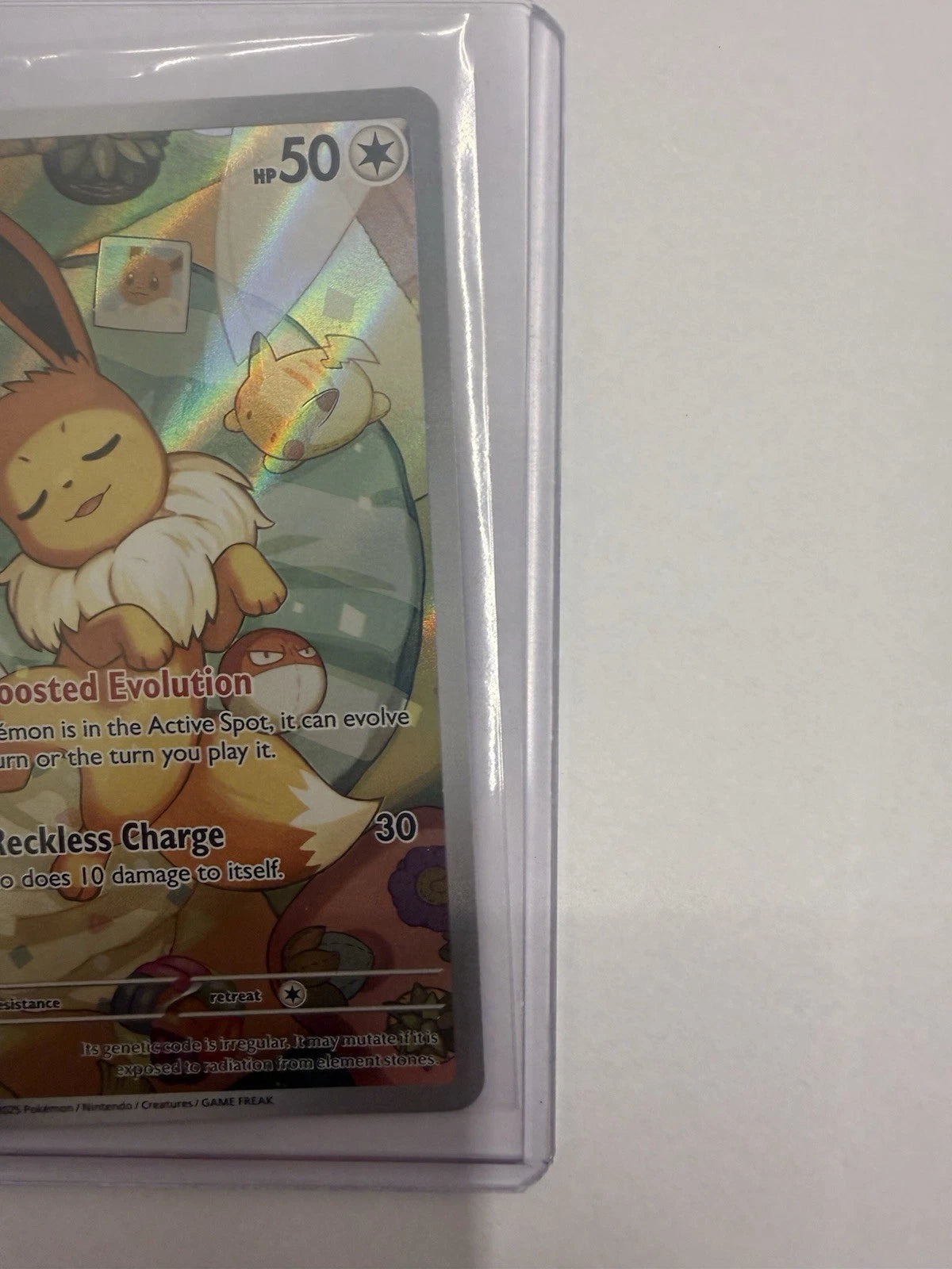 Pokémon Eevee SVP173 Black Star Promo Holo Swirl Near Mint Pokémon Card