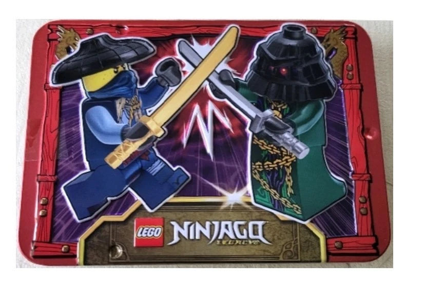 LEGO NINJAGO Metal Storage Box 112507 | Kai vs Villain Tin | FREE Limited Edition Card | New Sealed