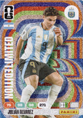 Julián Álvarez Limited Edition Panini FIFA 365 2026 Rainbow Foil Card | Argentina